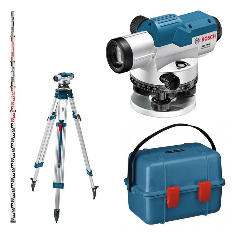 Оптический нивелир BOSCH GOL 32 D+BT160+GR 500 Kit