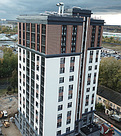 Японская фиброцементная фасадная панель KMEW Под керамический кирпич HCW2321GC