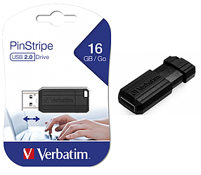 USB-накопитель Verbatim 49063 16GB USB 2.0 Чёрный