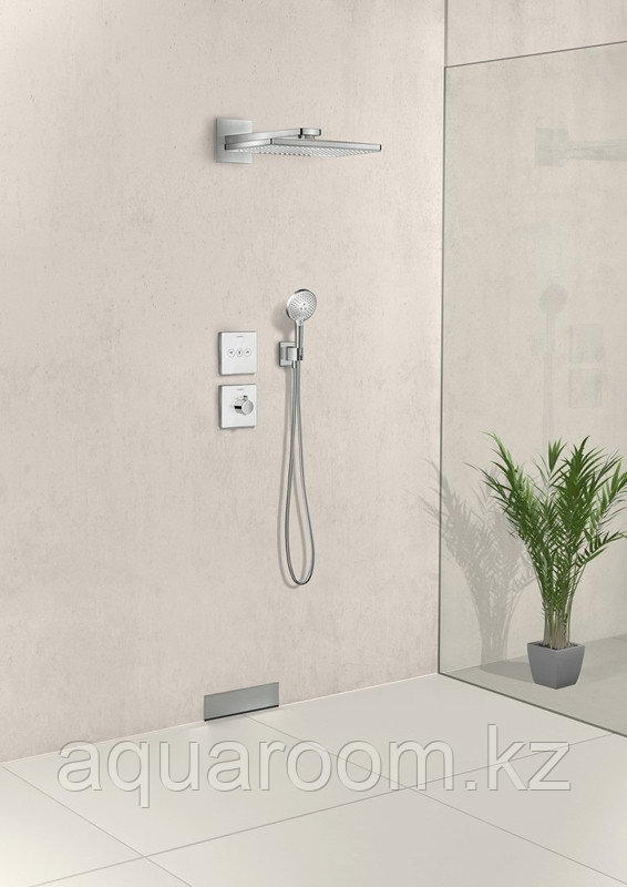 Шланговое подключение Hansgrohe Fixfit Porter Square Хром (26486000) - фото 2 - id-p90169936