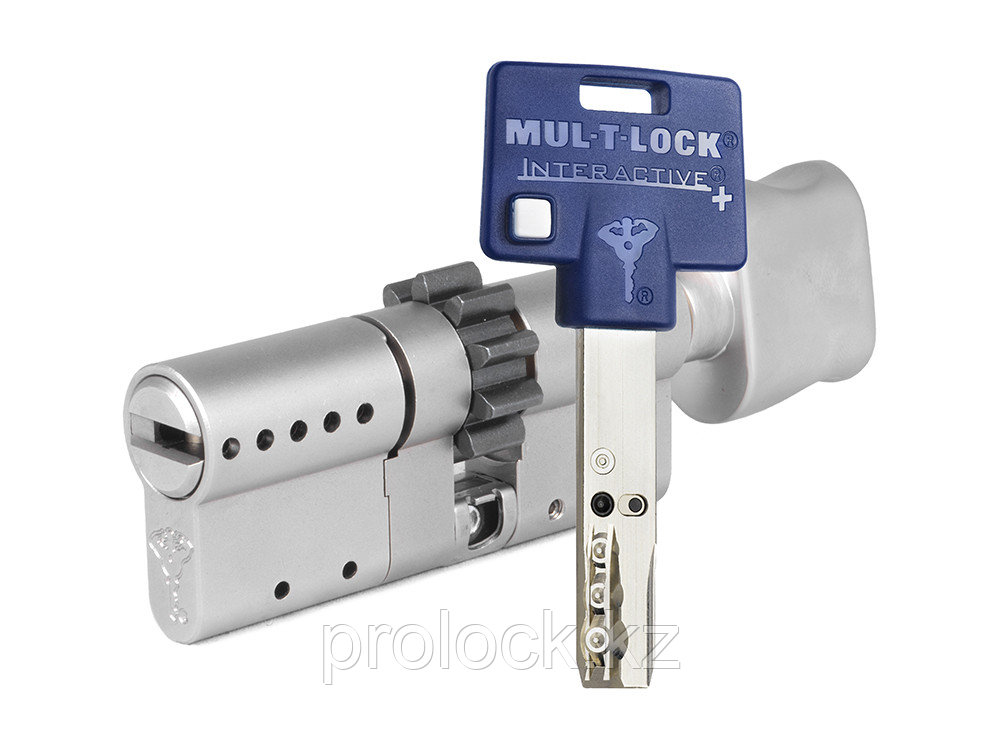 Сердцевины Mul-T-Lock Interactive+ 45/35Т (80) с вертушкой - Высокосекретные цилиндры.