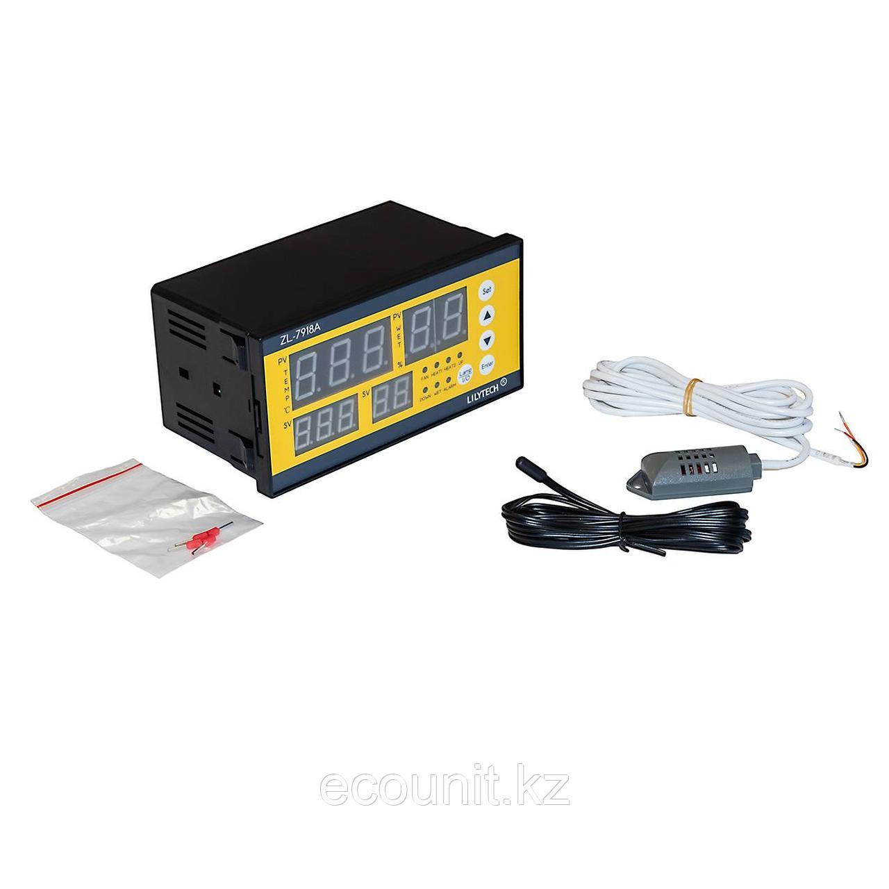 ZL-7918А LILYTECH Контроллер температуры и влажности для инкубатора (переворот, проветривание) - фото 3 - id-p90170878