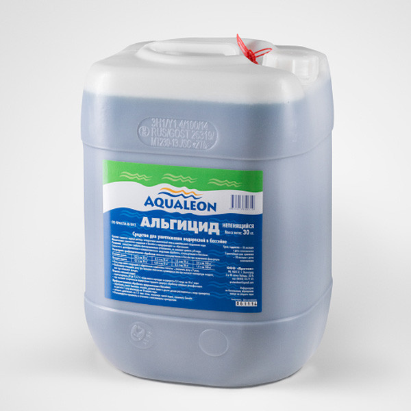 Альгицид непенящийся 30 литров AQUALEON - фото 1 - id-p90170959