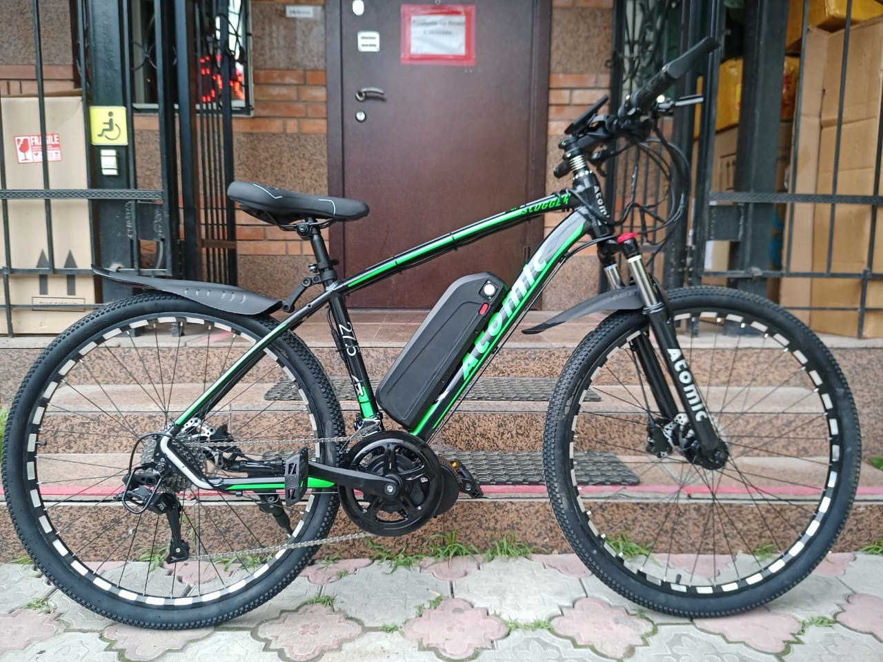 Bafang 48v 750w (max 1350w) кареточный, аккум. Li-ion Panasonic 48v 12,8 A/H . Электровел. Кол.27,5"