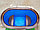Купель кедровая, Овальная, с пластиковой вставкой. ш.*в. 780*1200 мм. д., фото 5