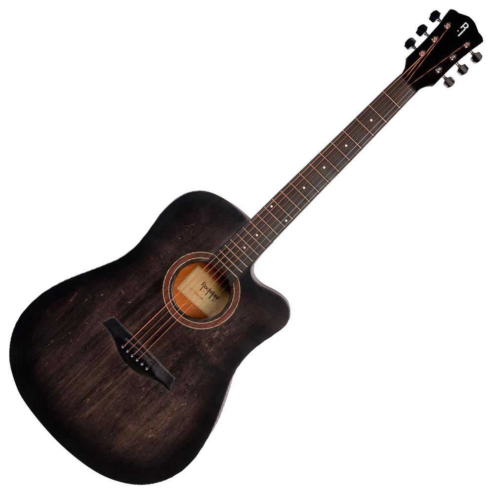 Акустическая гитара Rockdale Aurora D1 C BK - фото 1 - id-p90175385
