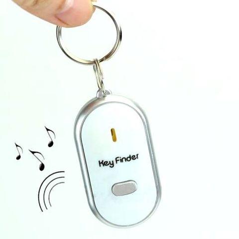 Брелок для поиска ключей Key Finder реагирующий на свист (Белый) - фото 1 - id-p90175498