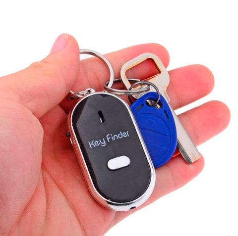 Брелок для поиска ключей Key Finder реагирующий на свист (Белый) - фото 2 - id-p90175498