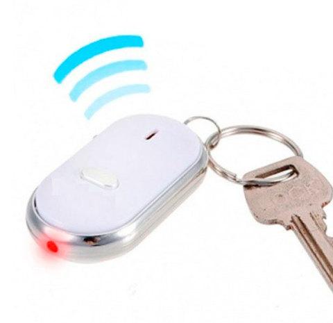 Брелок для поиска ключей Key Finder реагирующий на свист (Белый) - фото 5 - id-p90175498