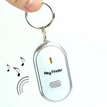 Брелок для поиска ключей Key Finder реагирующий на свист (Белый)