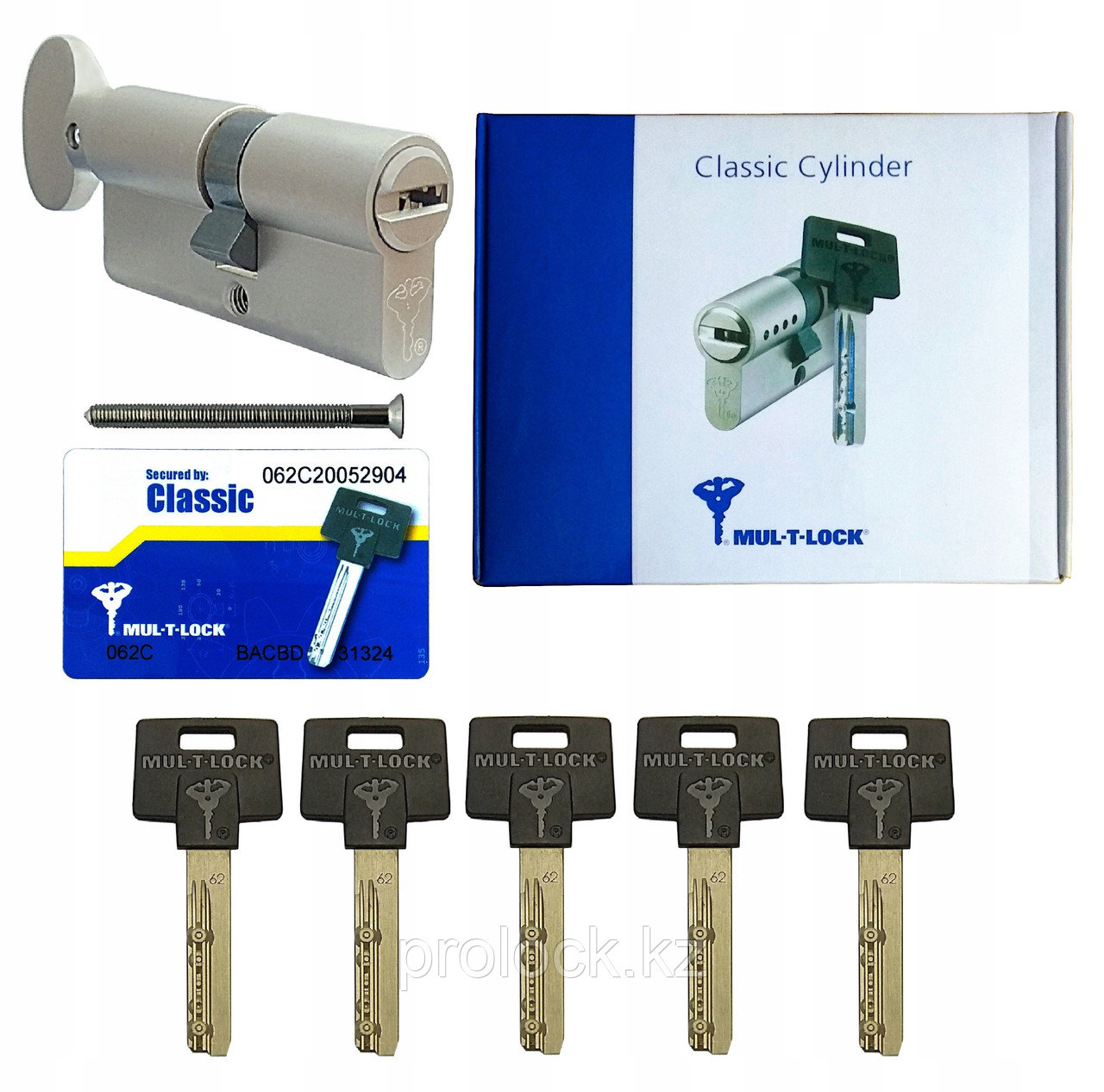 Цилиндры для замков Mul-T-Lock CLASSIC PRO 40/40Т (80) с вертушкой.