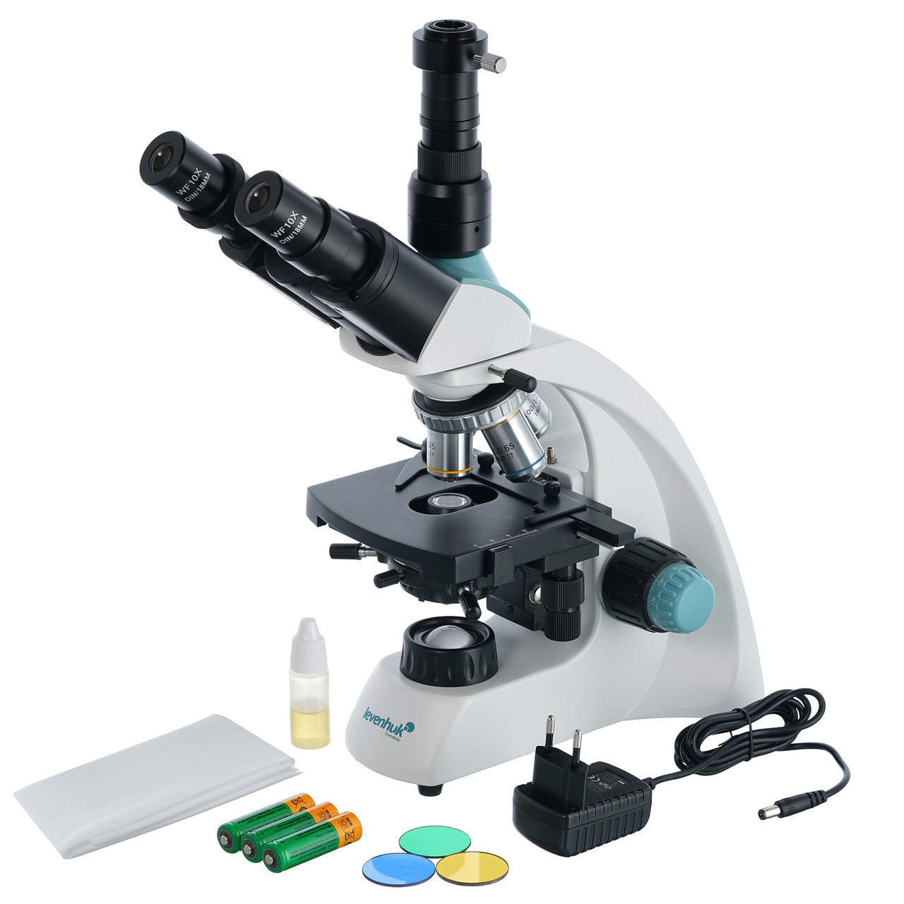 Микроскоп Levenhuk 400T, тринокулярный - фото 7 - id-p90180982