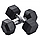 Гантельный ряд гексагональный Fitnessport от 2.5 до 25кг (10 пар), фото 3