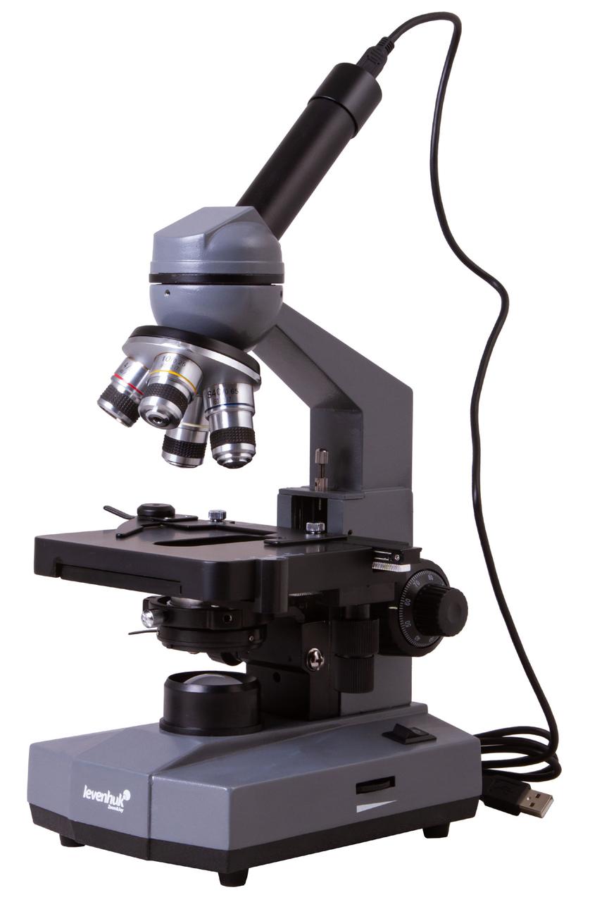 Микроскоп цифровой Levenhuk D320L BASE, 3 Мпикс, монокулярный - фото 1 - id-p90182160
