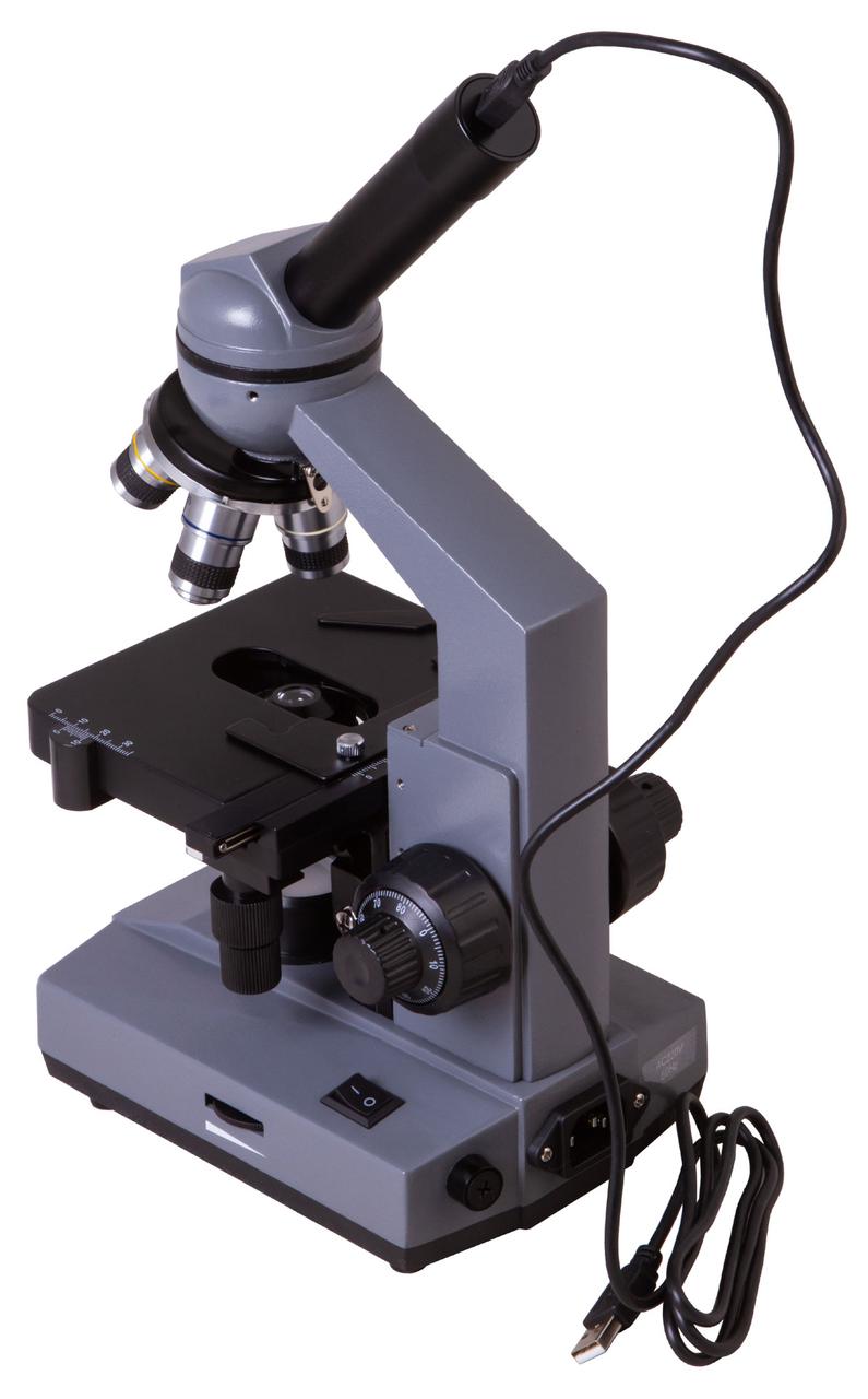 Микроскоп цифровой Levenhuk D320L BASE, 3 Мпикс, монокулярный - фото 3 - id-p90182160