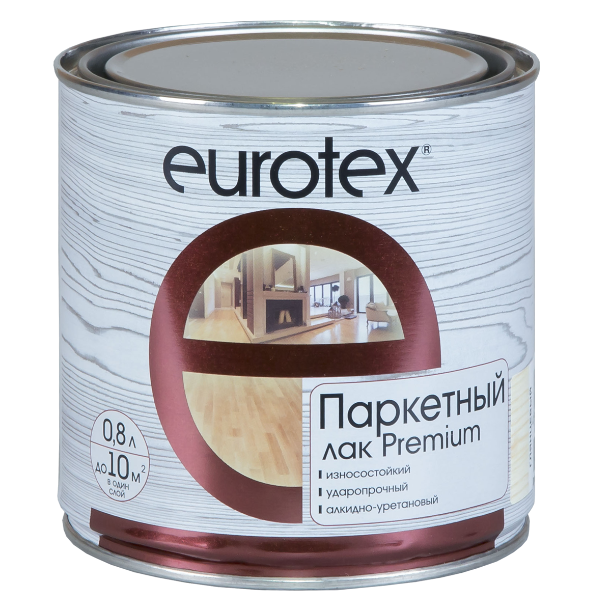 Паркетный лак EUROTEX Premium Полуматовый, 2.5 - фото 1 - id-p95250456