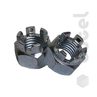 Гайка корончатая DIN 935 оц М10