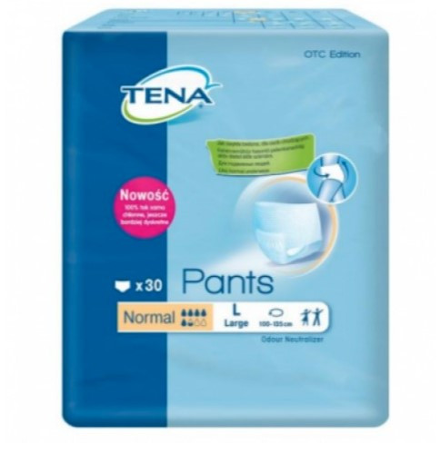 Впитывающие трусы при недержании Tena Pants Normal L, 30 шт.