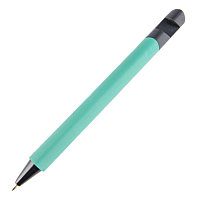 N5 soft,  ручка шариковая, зеленый/черный, пластик,soft-touch, подставка для смартфона, Зеленый, -, 27201 15