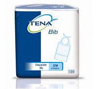 Нагрудники одноразовые Tena Bib, 37х48 см, 150 шт.
