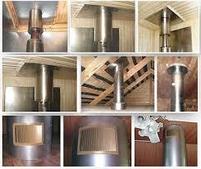 Дымоход 1,0м с комплектующими. (430/0,5мм) Ф200. Ferrum., фото 4