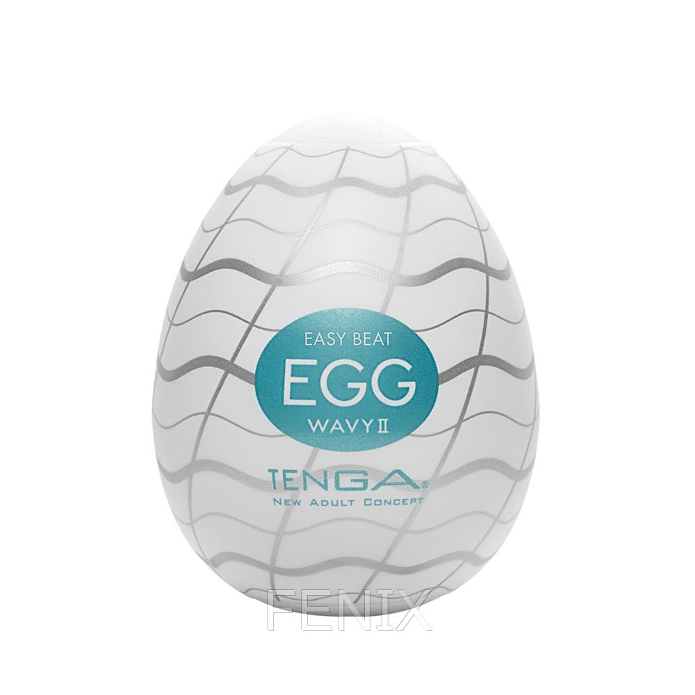 Tenga Easy Beat Egg Wavy II Яйцо-мастурбатор, 6х5 см - ОРИГИНАЛ