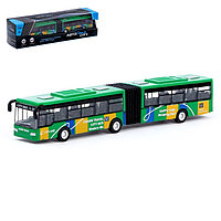 Автобус металлический «Городской транспорт», инерционный, масштаб 1:64, цвета МИКС
