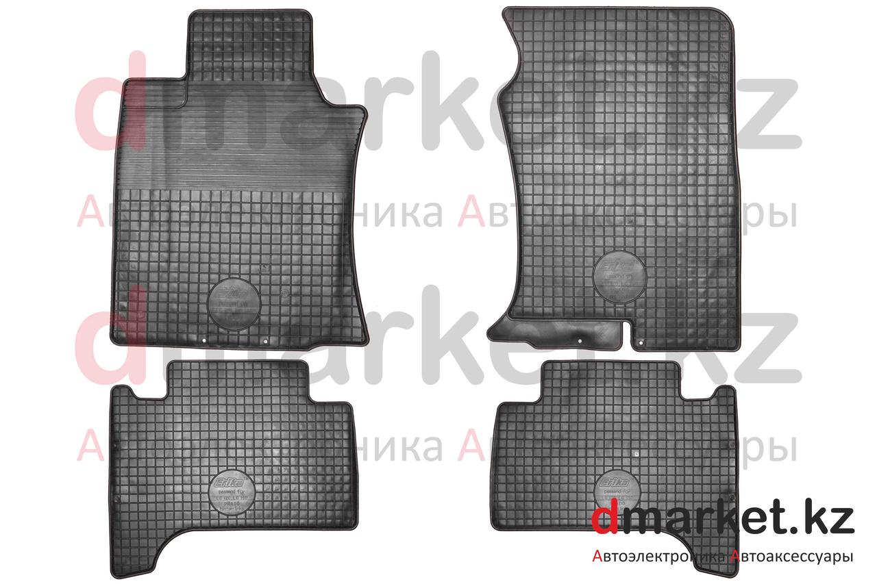 Коврики полики Toyota Land Cruiser Prado 120, черные, резиновые, 4 предмета, фото 1