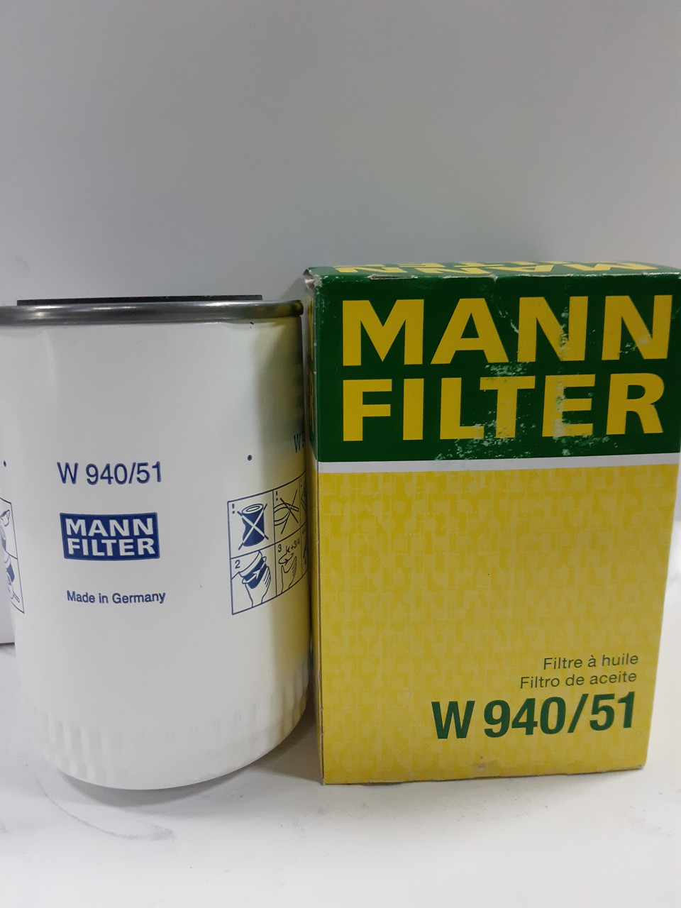Гидравлический фильтр навинчиваемый MANN FILTER W940/51
