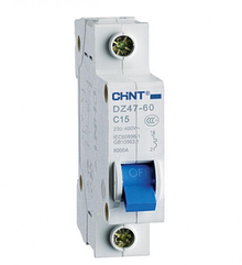 Автоматический выключатель DZ47-60 1Р 16А 4.5кА х-ка C (CHINT)
