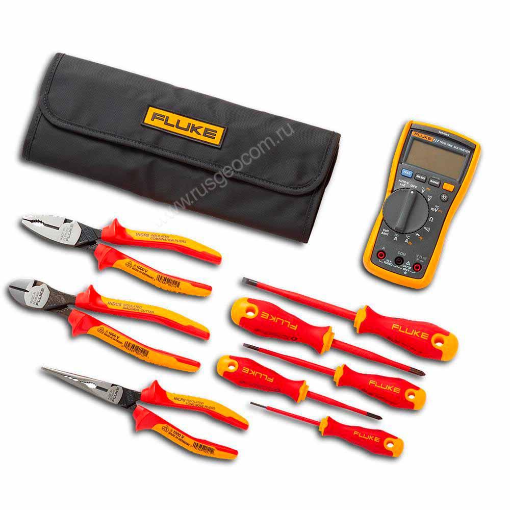 Комплект Fluke IB117KEUR - мультиметр Fluke 117 с набором инструментов