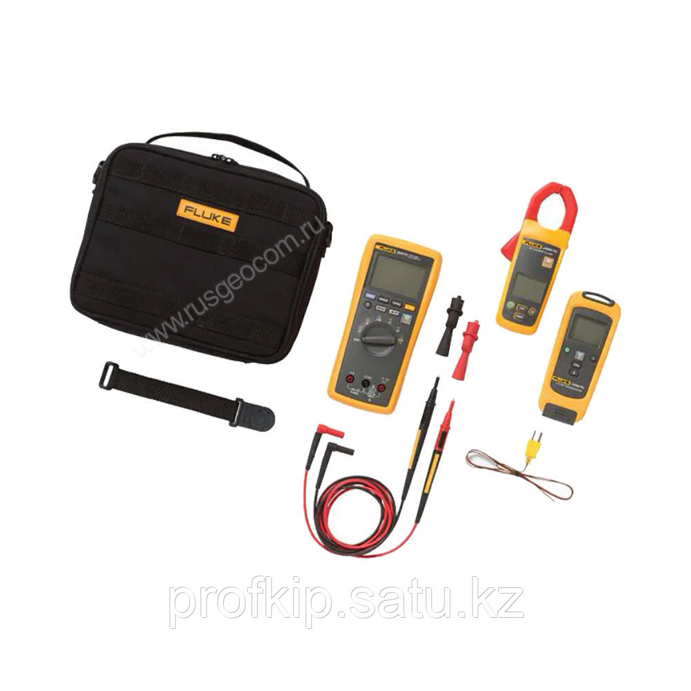 Комплект - мультиметр с токовыми клещами и цифровым термометром Fluke FLK-3000FC HVAC