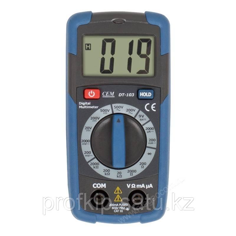Малогабаритный мультиметр CEM DT-103