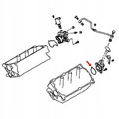Кольцо уплотнительное под флянец масляного насоса 1005A609 6B31 митсубиши mitsubishi паджеро спорт pajerosport