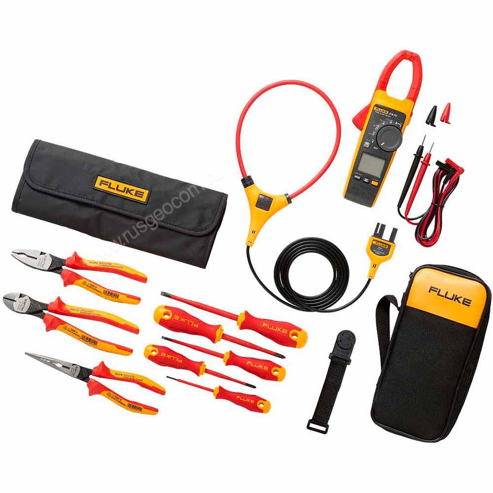 Комплект Fluke IB376KEUR - токоизмерительные клещи Fluke 376 FC с набором инструментов