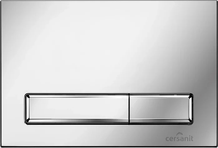 Кнопка Cersanit BLICK, хром матовый, универсальная - фото 1 - id-p90226126