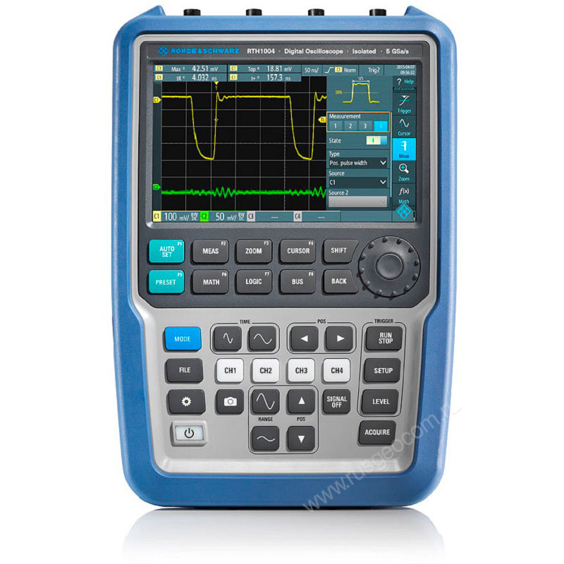 Портативный осциллограф Rohde Schwarz RTH1004 PLUS, 4 канала, 200 МГц, изолированные входы, беспрово ...