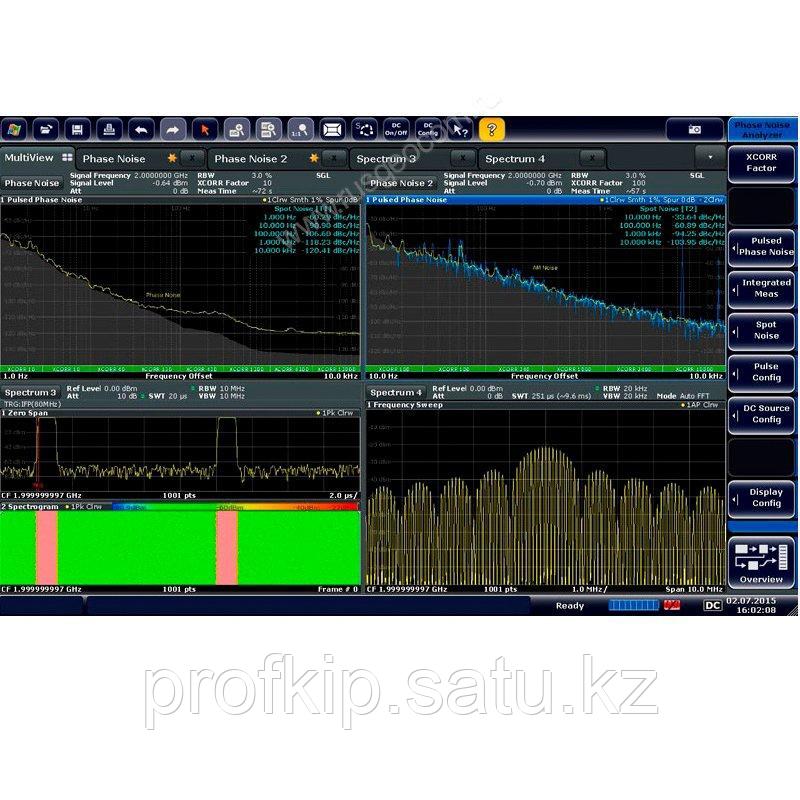 Измерение фазовых шумов импульсных сигналов Rohde&Schwarz FSWP-K4 для анализаторов спектра и сигнало ...