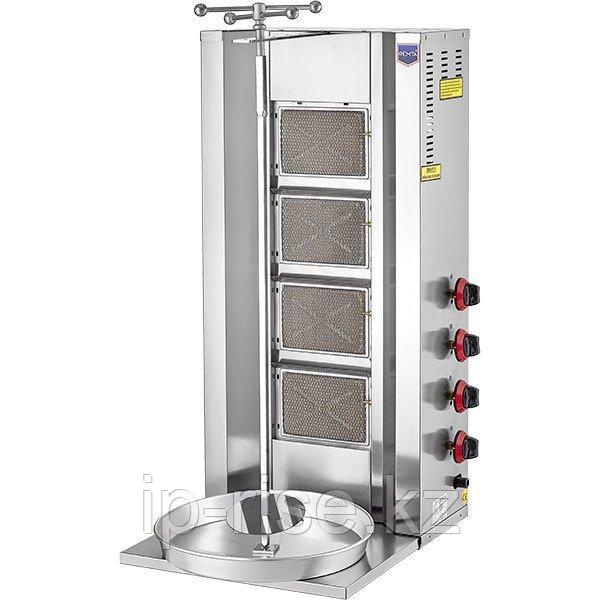 АППАРАТ ДЛЯ ДОНЕРА газовый, 4 горелки REMTA