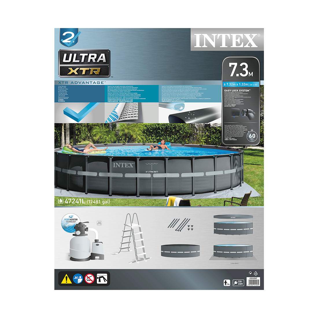 Каркасный бассейн Ultra XTR Frame 732 х 132 см, INTEX, 26340NP - фото 3 - id-p90230257