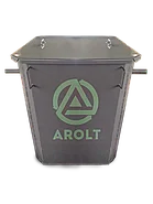 Мусорный контейнер 0.75 куба (с НДС%) толщина 2 мм без колес без крышки, фото 7