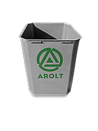 Мусорный контейнер для ТБО 750л & 0.75 м3 (с НДС%). без колес и без крышки, фото 4