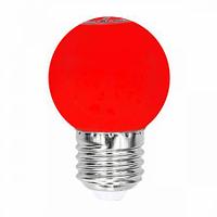 Светодиодная лампа шар Е27 красная от завода производителя