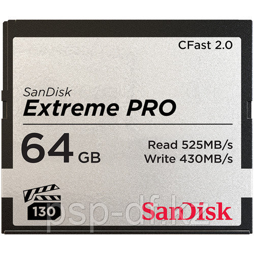 Карта памяти SanDisk 64GB Extreme PRO CFast 2.0 - фото 1 - id-p86863017