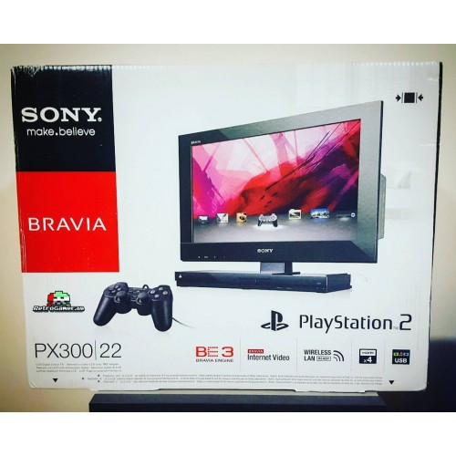 Телевизор Sony Bravia PX300 22" HDTV со встроенной игровой консолью Playstation 2 - фото 1 - id-p90232995