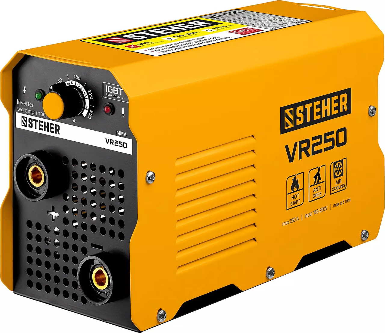Сварочный аппарат инверторный STEHER (Штехер) 250 А, ММА (VR-250) - фото 1 - id-p90231140