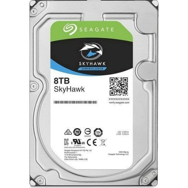 Жесткий диск HDD 8000 Gb Seagate SkyHawk (ST8000VX004), 3.5", 256Mb, SATA III