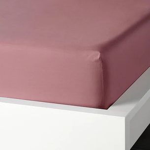 Простыня натяжная, УЛЛЬВИДЕ, темно-розовый 160x200 см ИКЕА, IKEA, фото 2