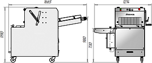 Хлеборезка (хлеборезательная машина) «Кайман 2»М, фото 2