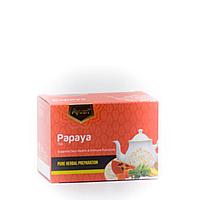 Аюрведический чай из листьев Папайи, Ayusri, улучшает пищеварение, помогает при изжоге, Papaya